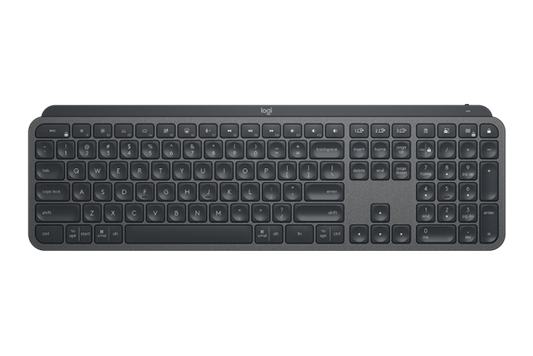 Logitech MX Keys For Business Full-size Wireless Keyboard for PC and Mac with Smart Illumination Keys - Graphite