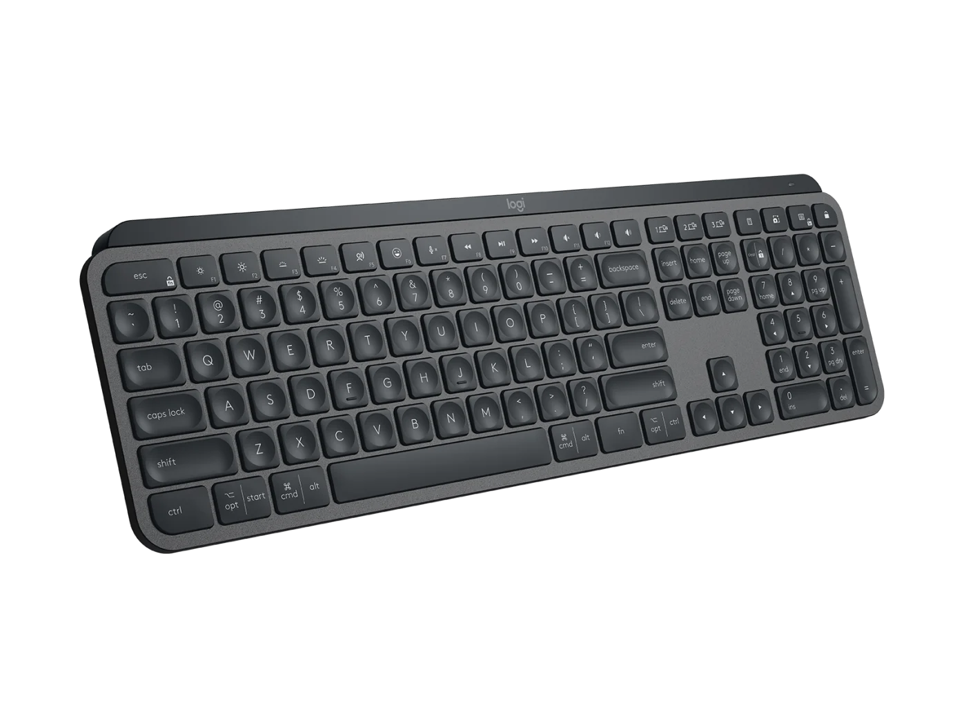 Logitech MX Keys For Business Full-size Wireless Keyboard for PC and Mac with Smart Illumination Keys - Graphite