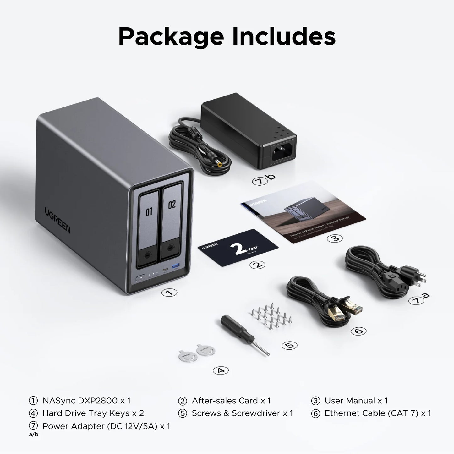 UGREEN NASync DXP2800 | 2 - Bay NAS