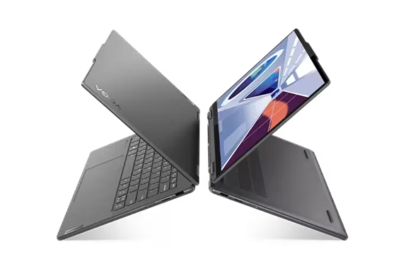 Lenovo Yoga 7i (14”) 2 in 1 Touchscreen Laptop - 13th Generation Intel® Processor - Storm Grey