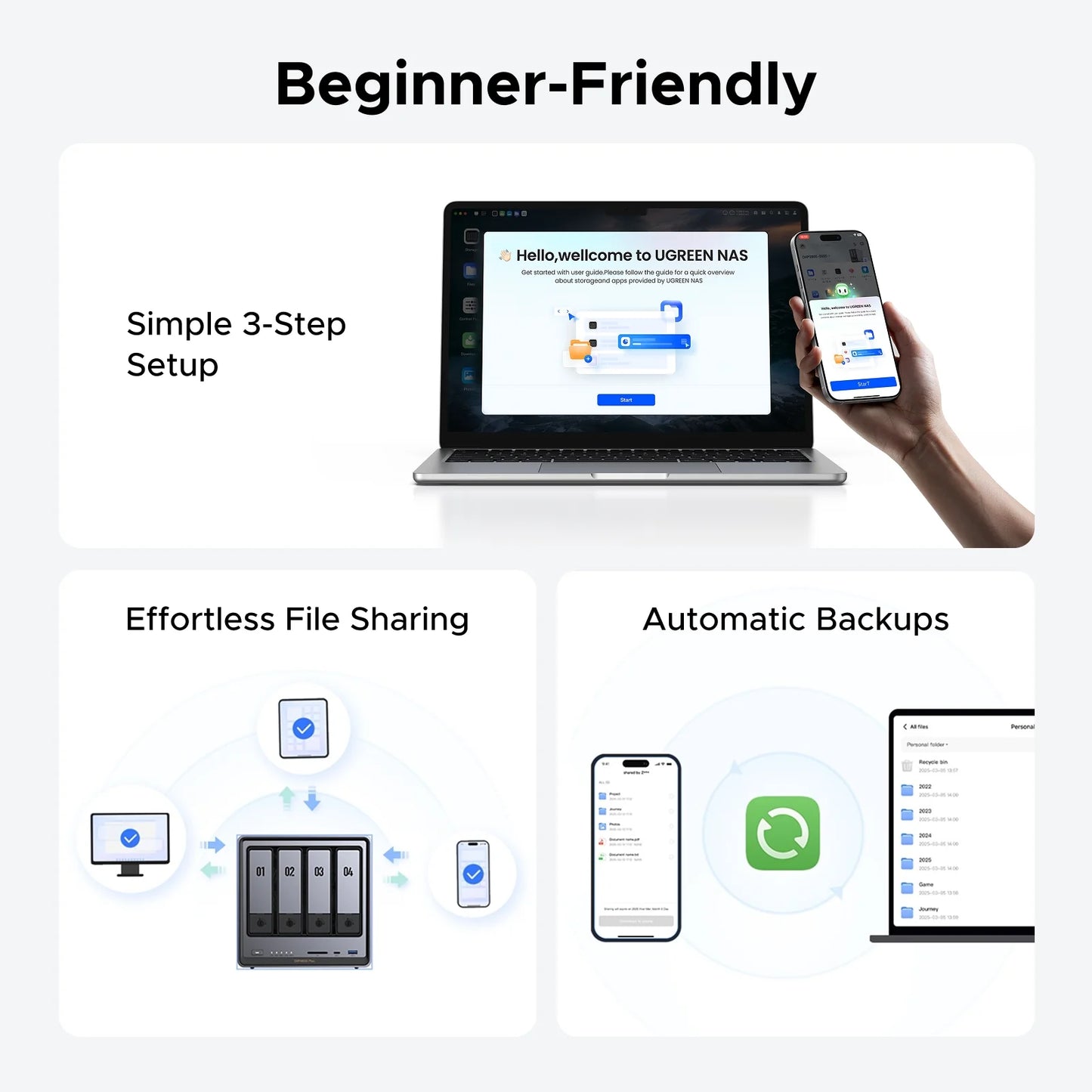 UGREEN NASync DXP4800 Plus | 4 - Bay NAS