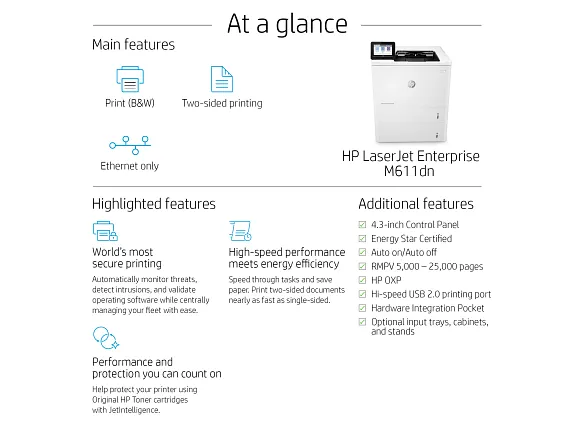 HP LaserJet Enterprise M611dn