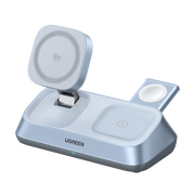 UGREEN MagFlow 3-in-1 Magnetic Wireless Charger (Qi2 25W, MagSafe-Compatible)