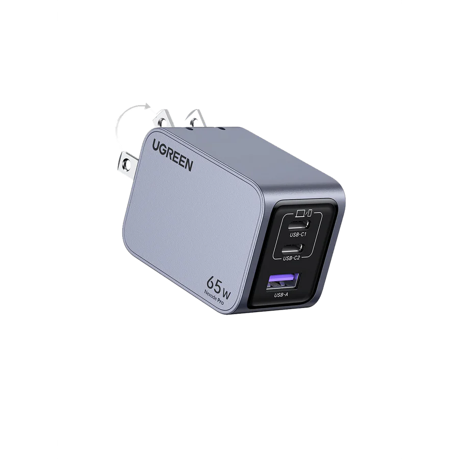 UGREEN Nexode Pro 65W 3-Port GaN Fast iPhone | Android Charger