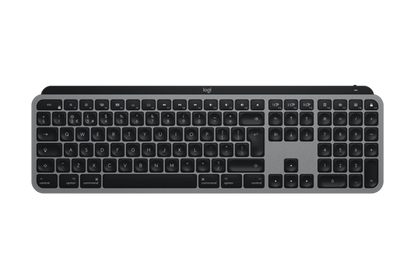 Logitech MX Keys Advanced For Mac Full-size Wireless Keyboard with Smart Illumination Keys - Space Grey