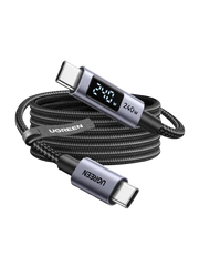 UGREEN USB-C Nylon Braided Cable (240W, Digital Display, 480Mbps)
