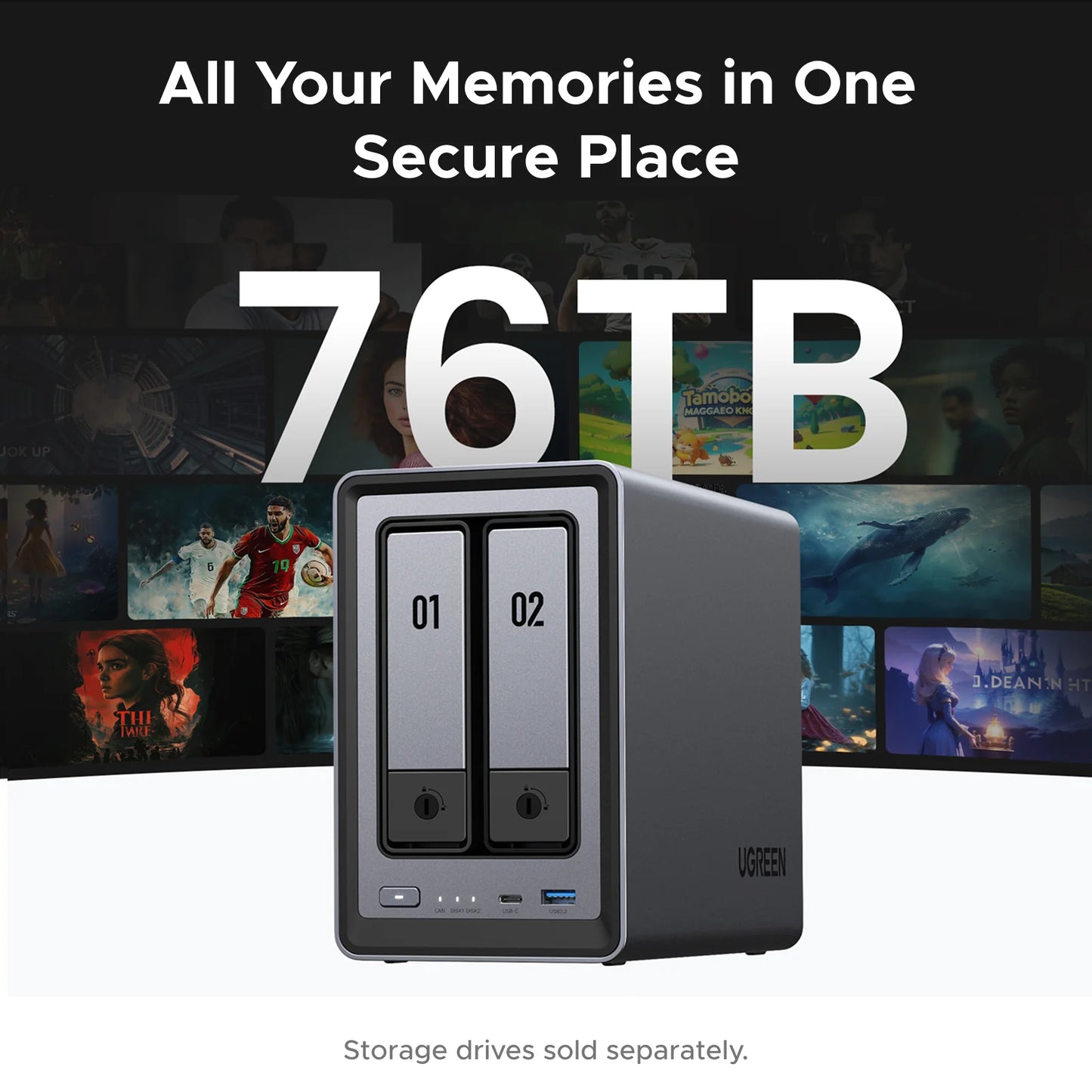 UGREEN NASync DXP2800 | 2 - Bay NAS