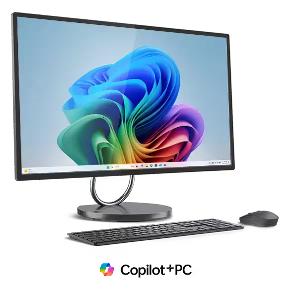2026 LATEST MODEL | Lenovo Yoga 32i (32” Intel) All in One Desktop - With GeForce RTX 4050 Graphics - Storm Grey