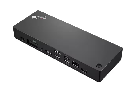 Lenovo ThinkPad Thunderbolt 4 Workstation Docking Station - Black and Red