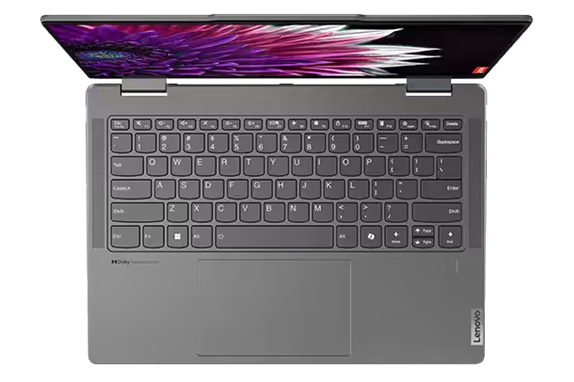 Lenovo Yoga 7i 2-in-1 (14″ Intel) Touchscreen Laptop - Luna Grey