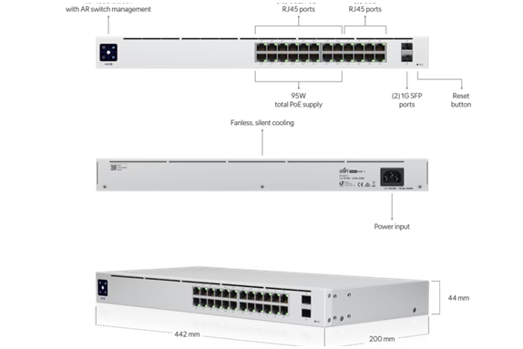 UniFi Professional 24 PoE Switch