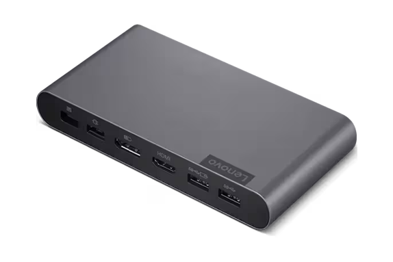 Lenovo USB-C Universal Business Docking Station (Supports 2 Monitors) - Storm Grey
