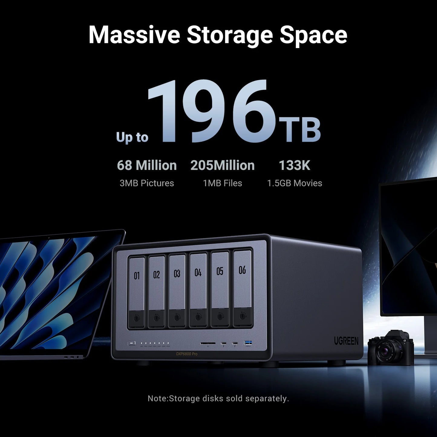UGREEN NASync DXP6800 Pro | 6 - Bay NAS