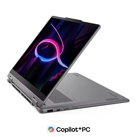 2026 LATEST MODEL | Lenovo Yoga 7i 2-in-1 Aura Edition (14" Intel) Laptop - Luna Grey