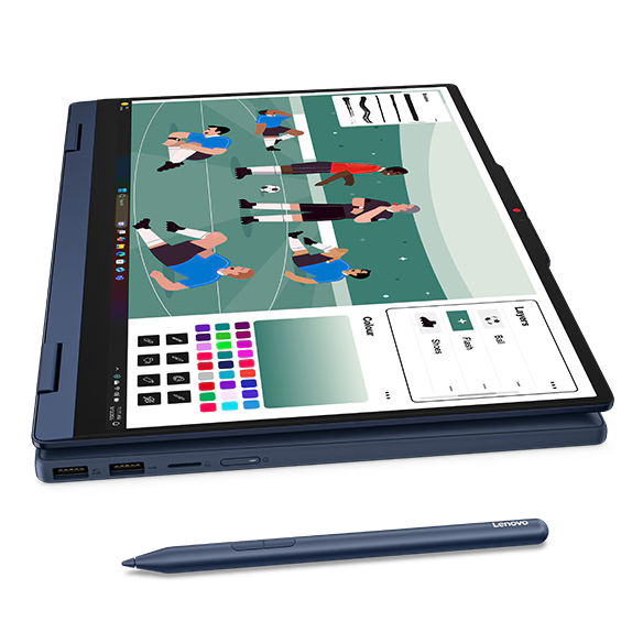LATEST MODEL | Lenovo IdeaPad 5i 2-in-1 (14" Intel) Touch Screen Laptop - Cosmic Blue