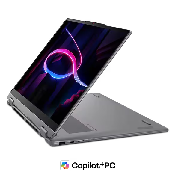 2026 LATEST MODEL | Lenovo Yoga 7i 2-in-1 Aura Edition (16" Intel) Laptop - Luna Grey