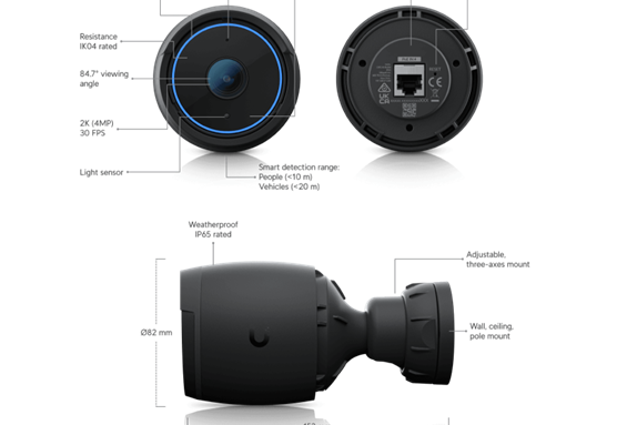 UniFi AI Bullet Security Camera