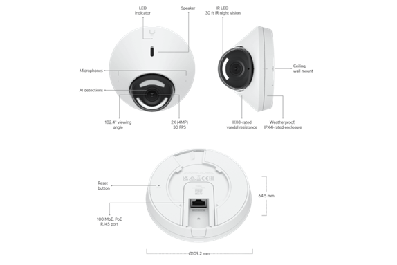 UniFi U5 Dome Security Camera