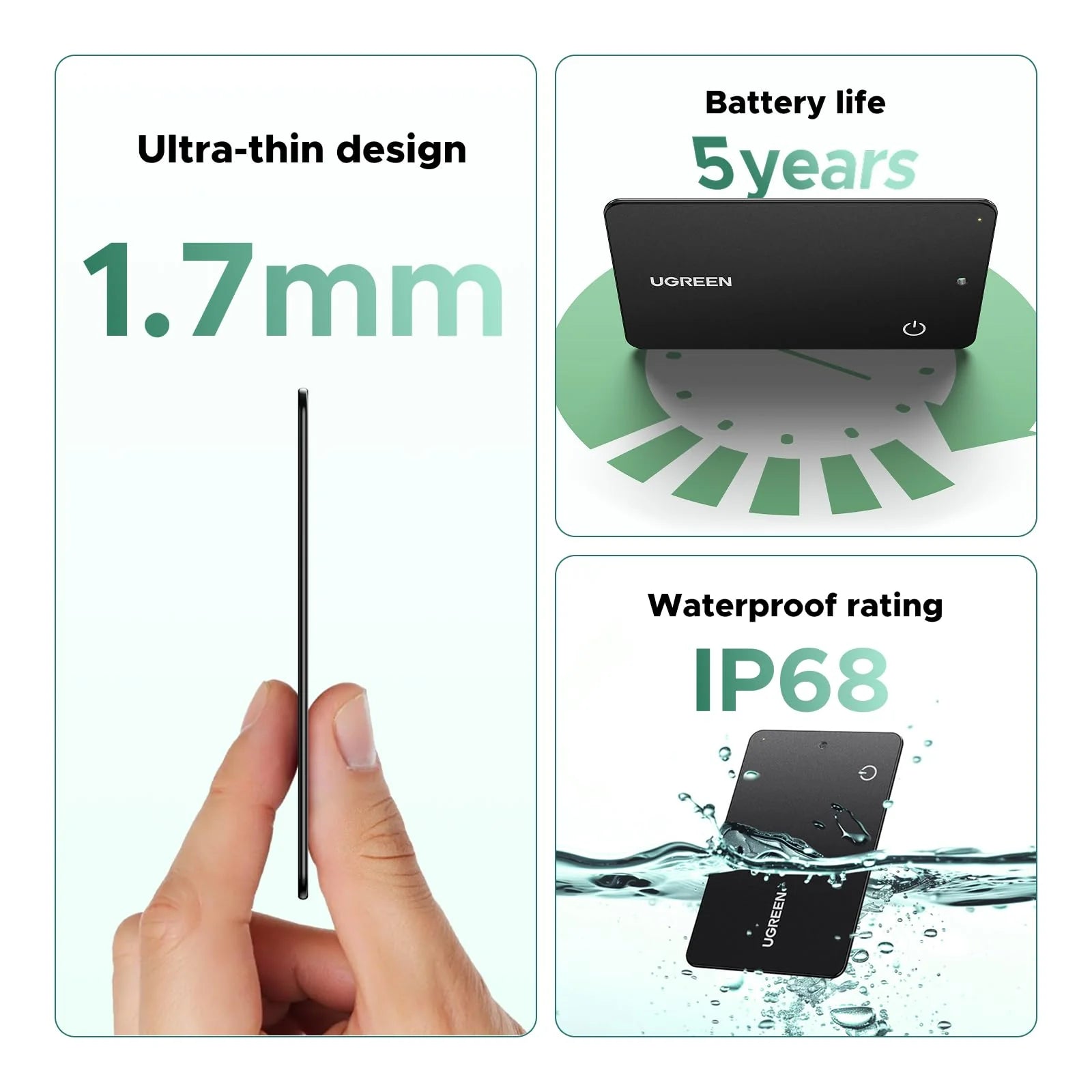 UGREEN FineTrack Slim G Smart Finder | Android Only