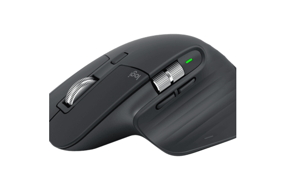 Logitech MX Master 3S Wireless Laser Mouse with Ultrafast Scrolling for PC and Mac