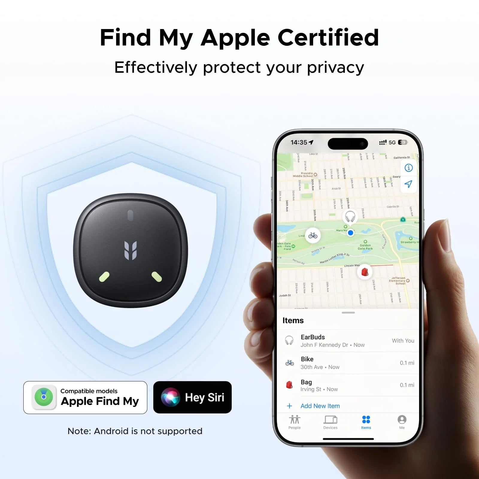 UGREEN Bluetooth Tracker for Apple Find My | 4-Pack