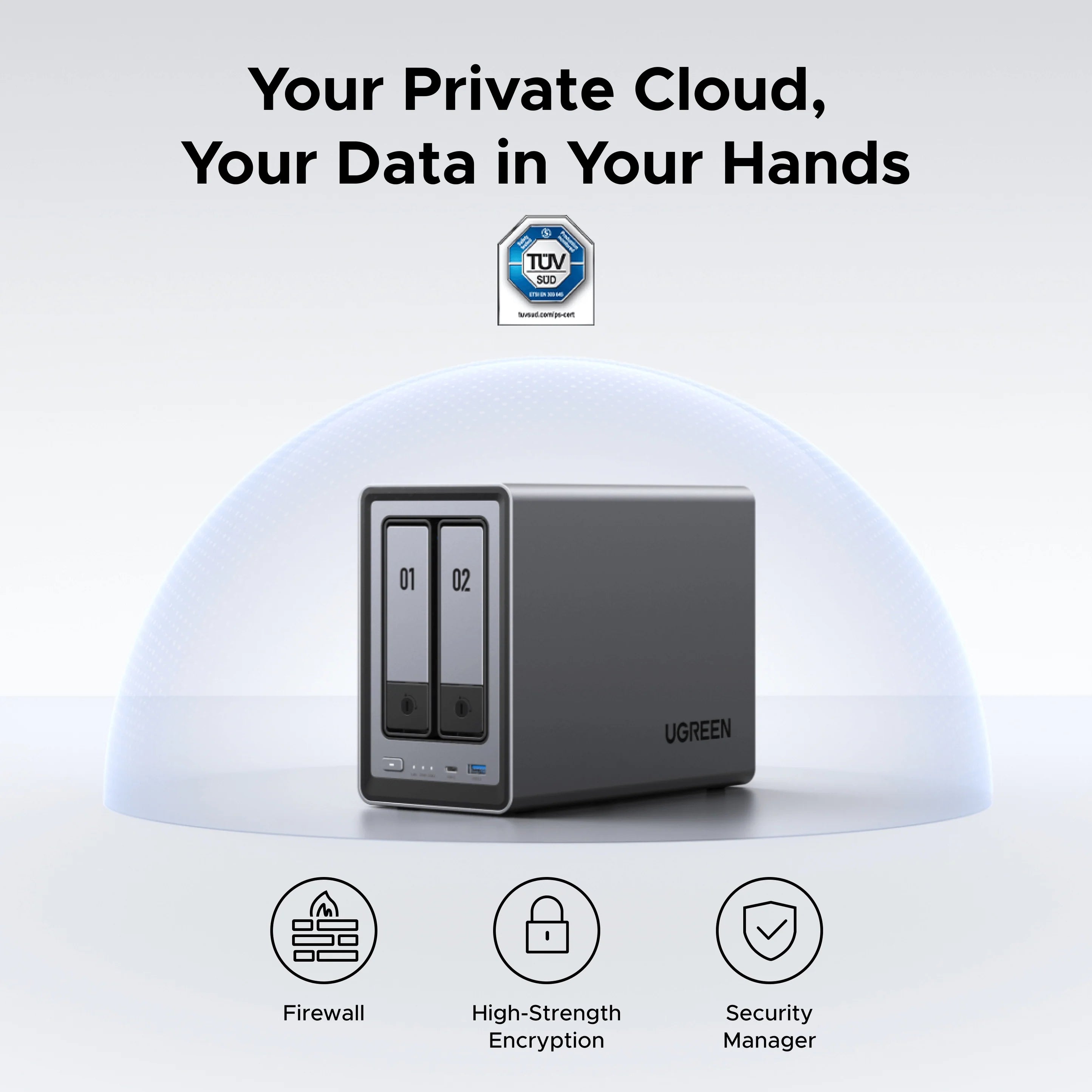 UGREEN NASync DH4300 Plus | 2 - Bay NAS