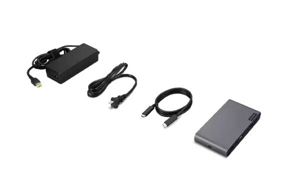 Lenovo USB-C Universal Business Docking Station (Supports 2 Monitors) - Storm Grey