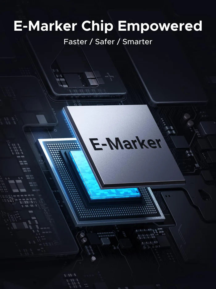 UGREEN USB-C Nylon Braided Cable (240W, Digital Display, 480Mbps)