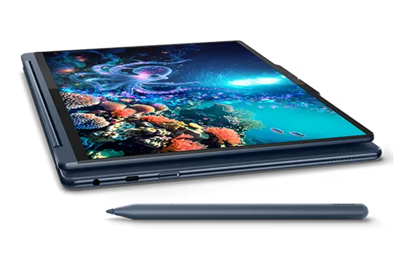 Lenovo Yoga 9i Aura Edition 2-in-1 (14″ Intel) Touchscreen Laptop - Cosmic Blue