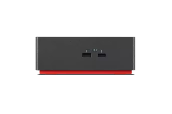 Lenovo ThinkPad Thunderbolt 4 Workstation Docking Station - Black and Red
