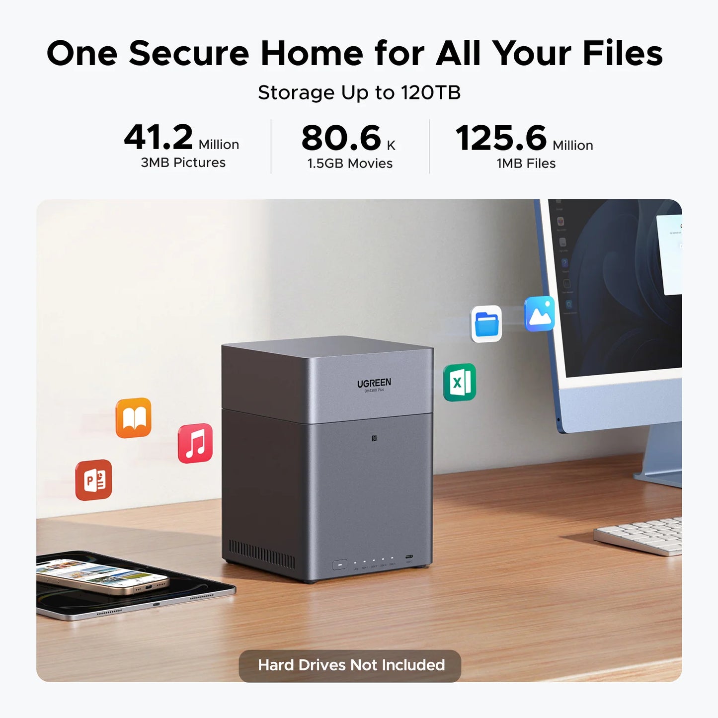 UGREEN NASync DH4300 Plus | 2 - Bay NAS