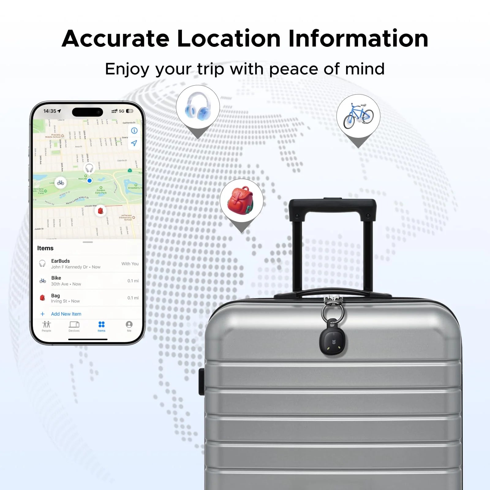 UGREEN Bluetooth Tracker for Apple Find My | 4-Pack