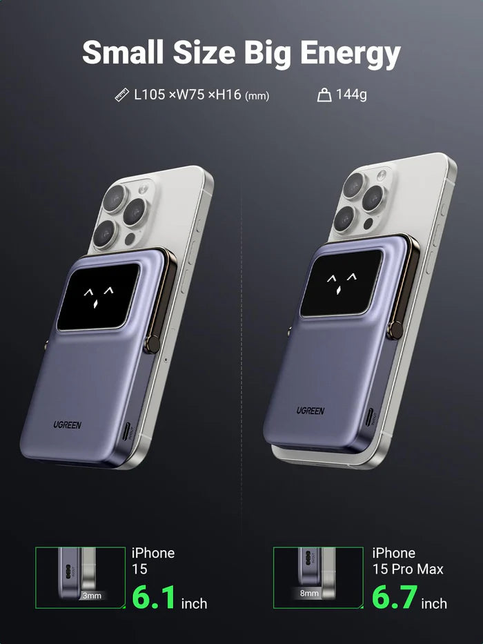 UGREEN Uno Magnetic Wireless Power Bank 5000mAh 7.5W