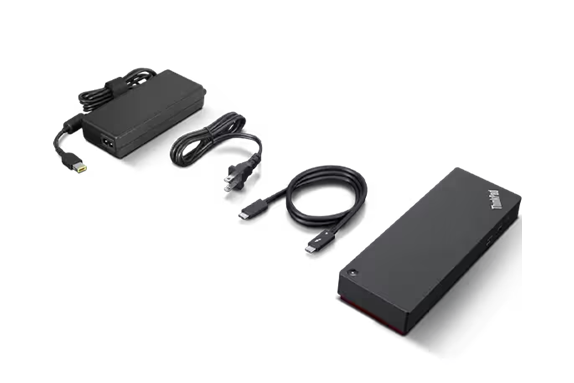 Lenovo ThinkPad Universal Thunderbolt 4 Docking Station - Black and Red