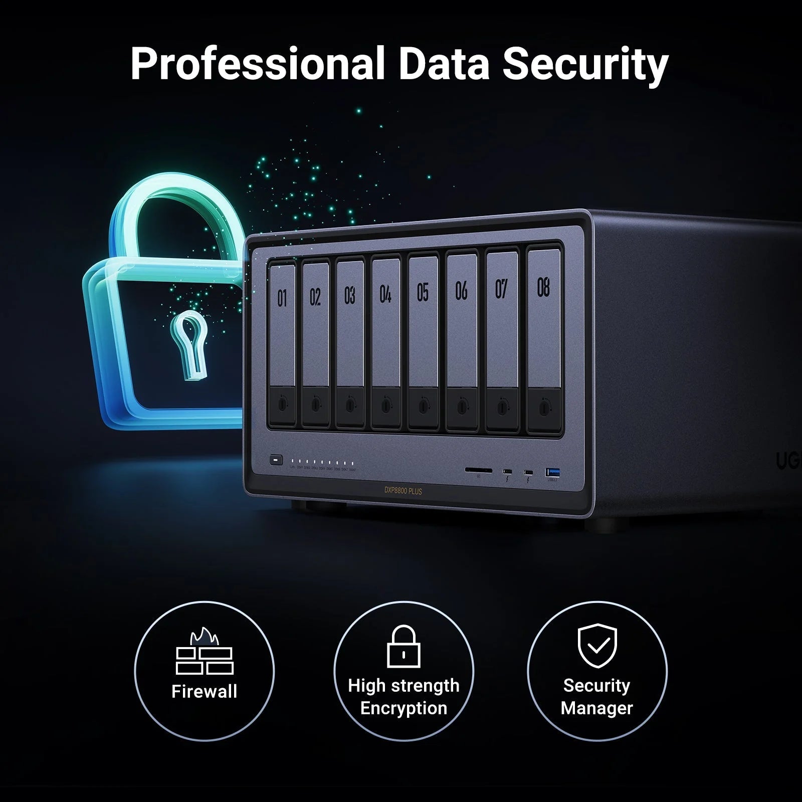 UGREEN NASync DXP8800 Plus | 8 - Bay NAS