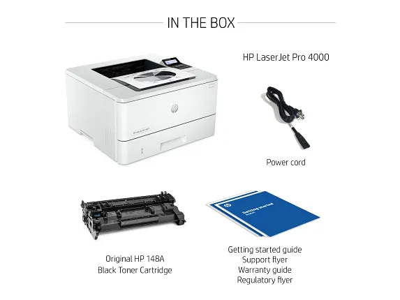 HP LaserJet Pro 4001dn Printer - Wired Printer