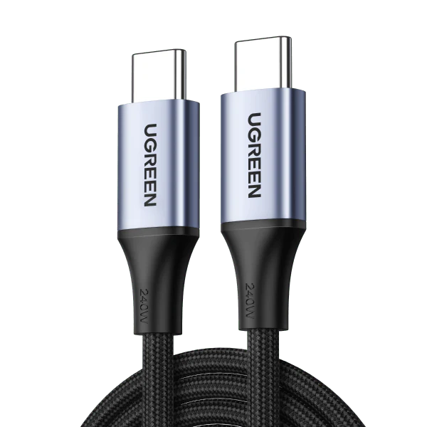 UGREEN 240W PD3.1 USB C to USB C Nylon Braided Cable - 6.6FT