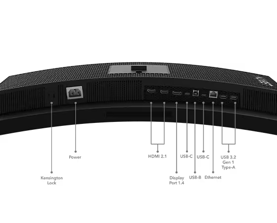 Lenovo Legion Y34wz-30 34-inch VA Curved WQHD 180Hz USB-C Docking Gaming Monitor