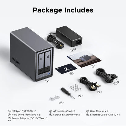 UGREEN NASync DXP2800 | 2 - Bay NAS