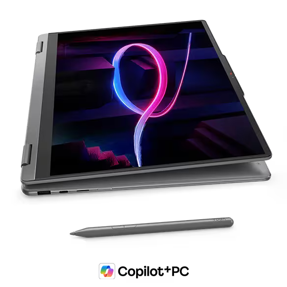 2026 LATEST MODEL | Lenovo Yoga 7i 2-in-1 Aura Edition (16" Intel) Laptop - Luna Grey