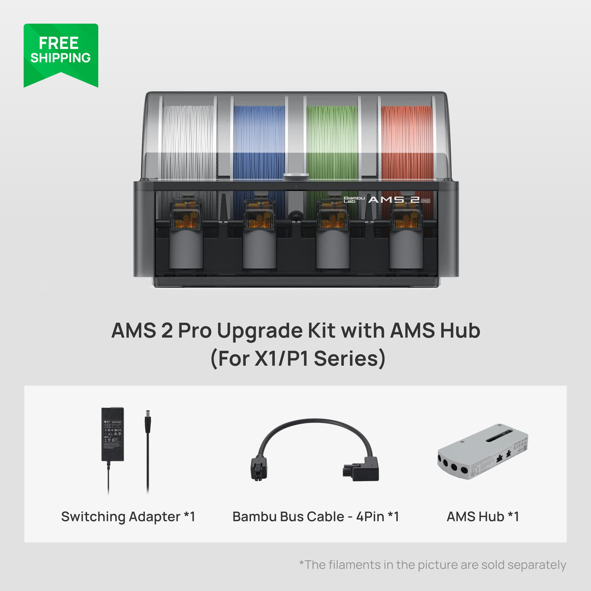 Bambu Lab AMS 2 Pro - Automatic Material System